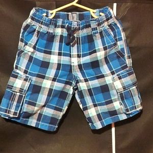 Gymboree blue plaid shorts